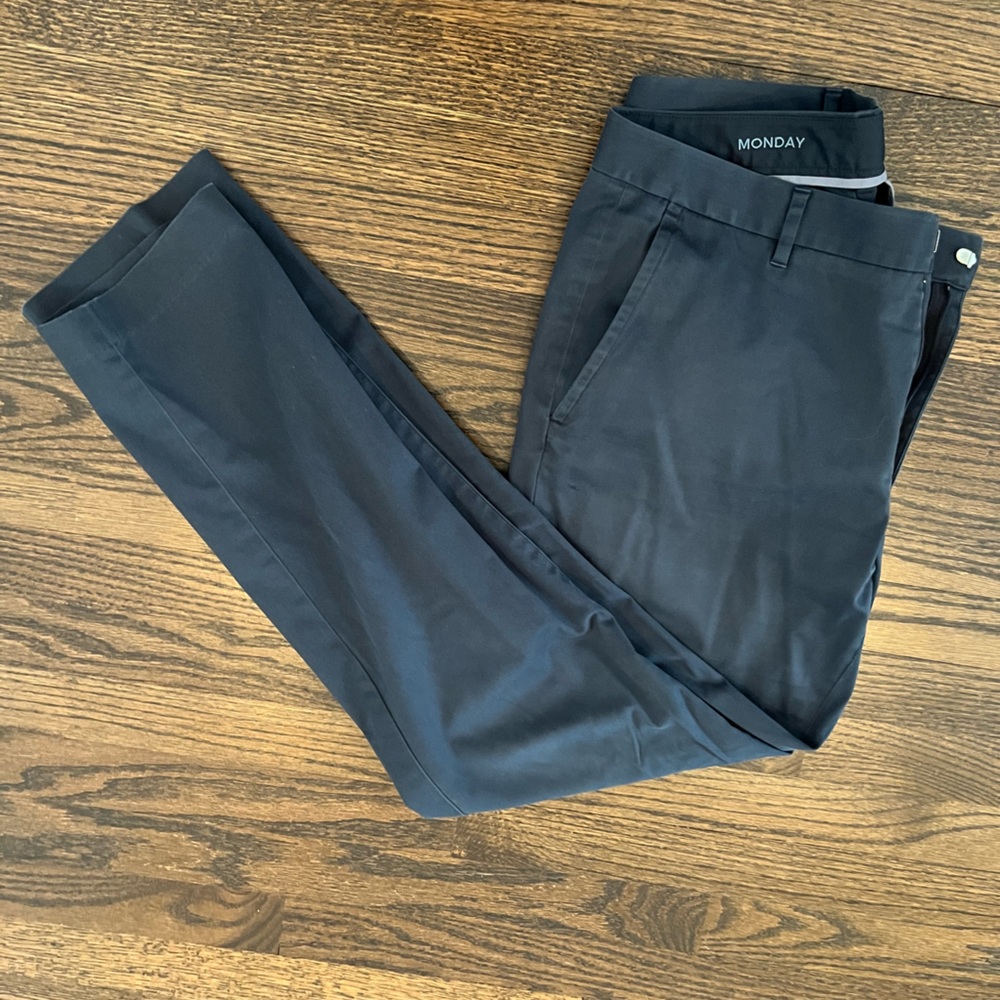 Men’s Bonobos Monday Navy Trousers